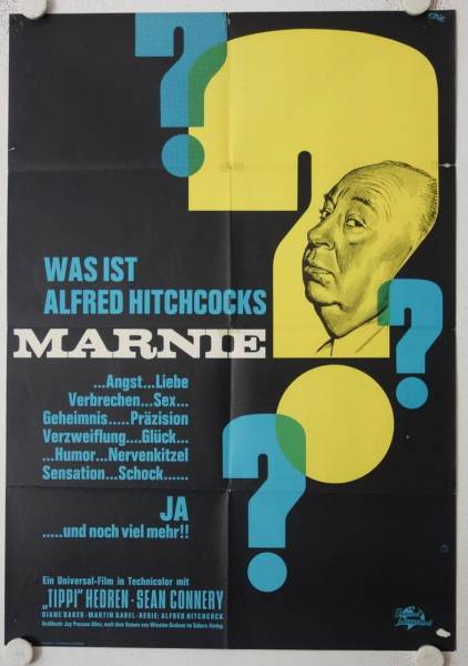 Marnie original release german movie poster